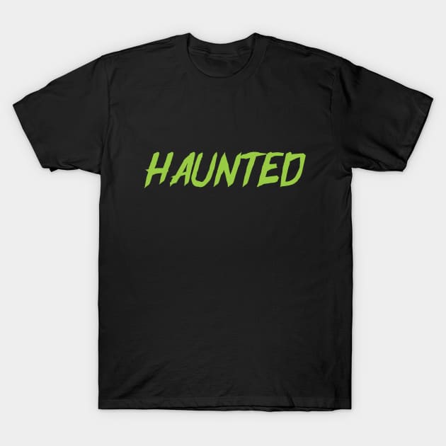 Haunted Halloween T-Shirt by hypergrid